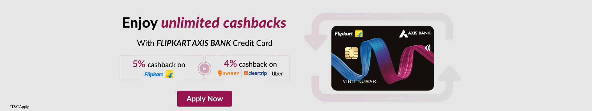 flipkart credit card banner