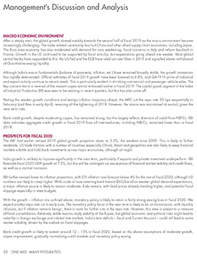 Management’s Discussion & Analysis
