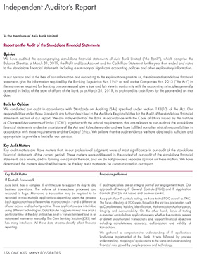 Independent Auditor's Report - Standalone