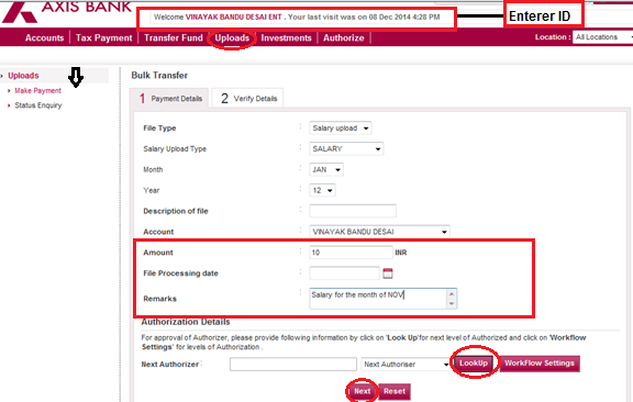 how to download axis bank car loan statement