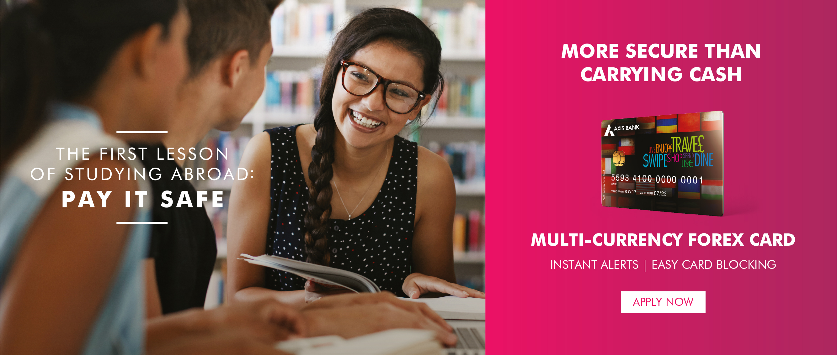 Axis bank forex card student