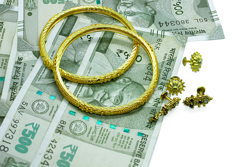 How does the change in gold prices affect your gold loan?