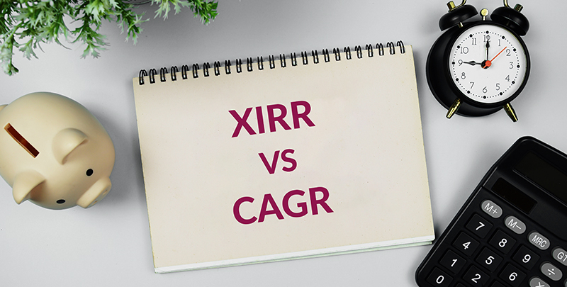 Difference Between XIRR vs CAGR-800x405