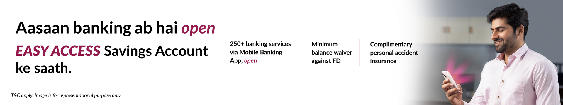 Easy Access Savings Account Banner