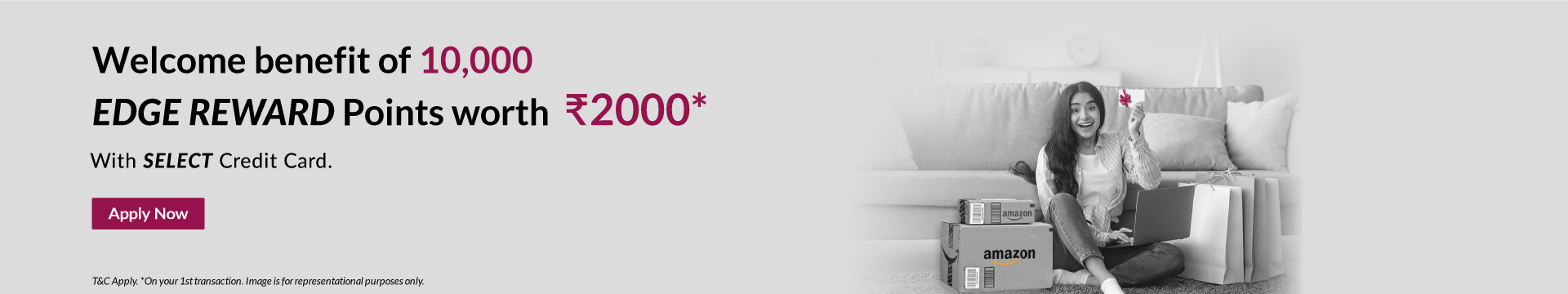 Seclect Credit Card Banner