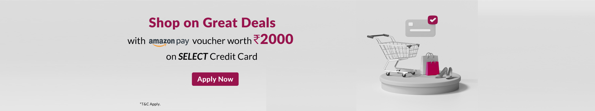 Seclect Credit Card Banner