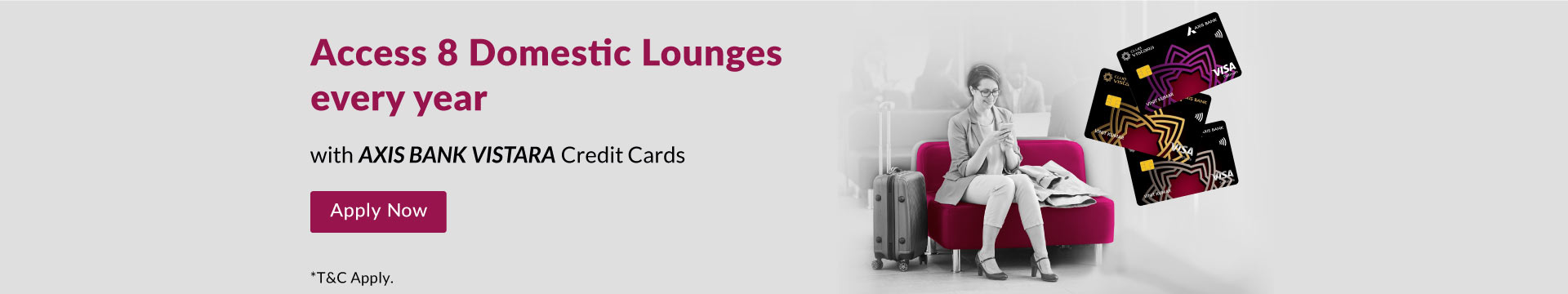 Apply for Axis Bank Vistara Credit Cards