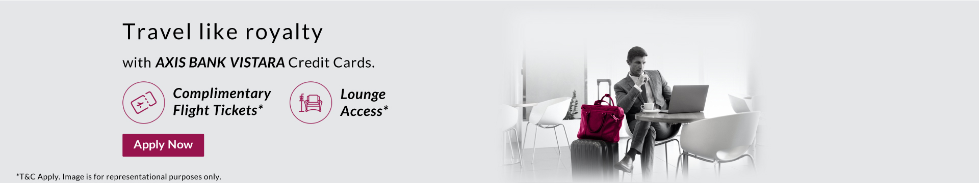 Vistara Credit Card Banner