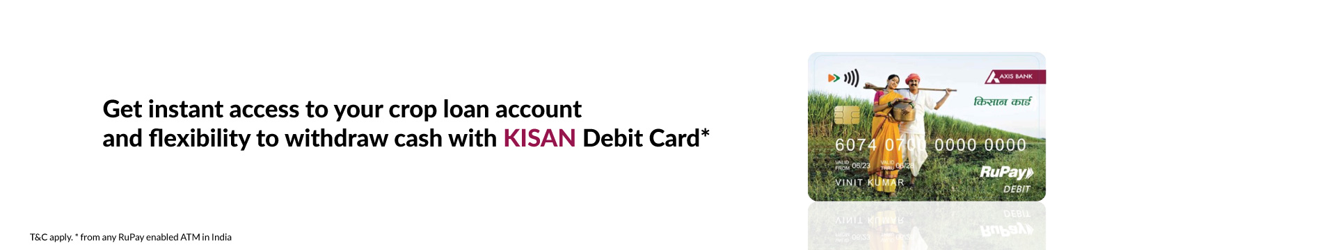 Wealth Debit Card Banner