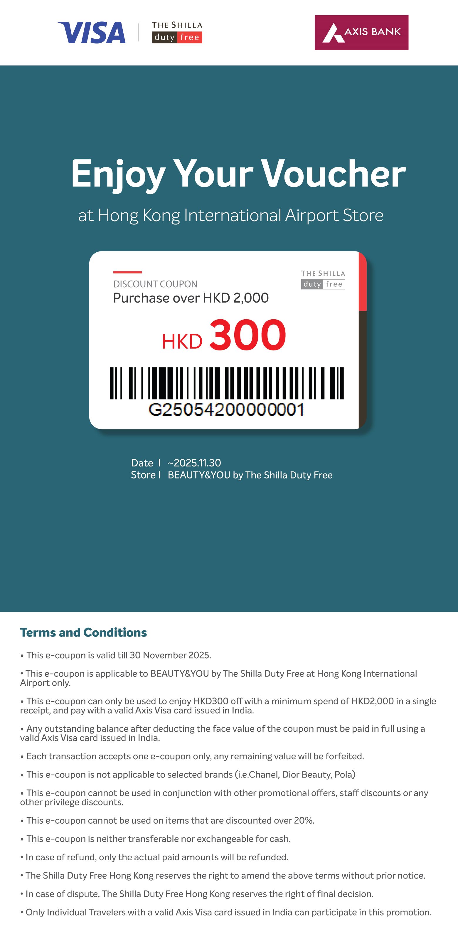The Shilla Duty Free Offer