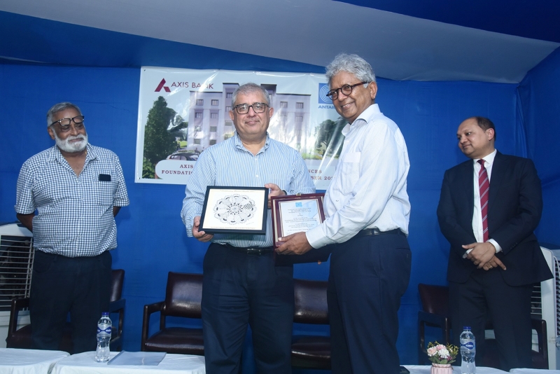 Axis Bank Lays Foundation Stone of Axis Bank Antara Institute of Health Sciences at Antaragram, Kolkata Axis Bank Lays Foundation Stone of Axis Bank Antara Institute of Health Sciences at Antaragram, Kolkata