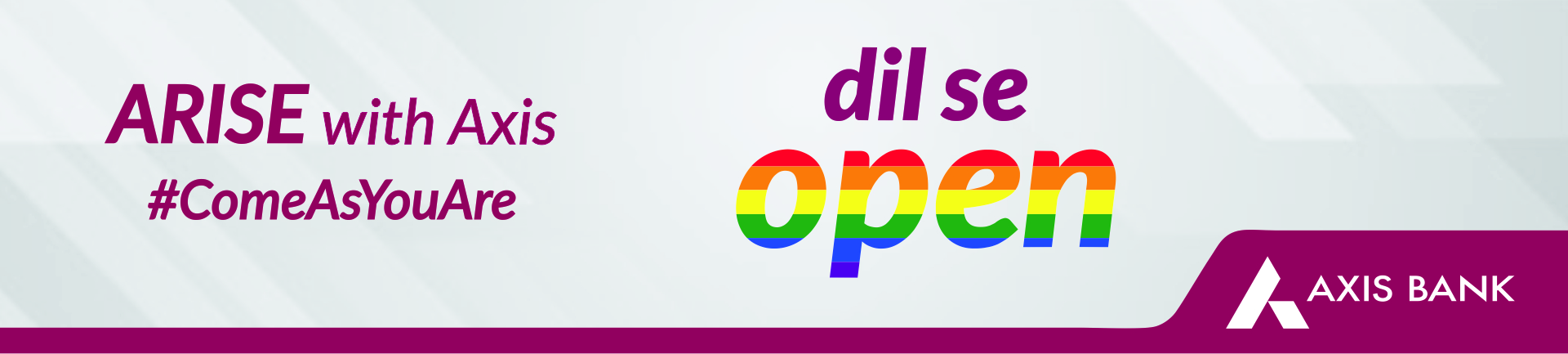 A Step Towards True Inclusion: Axis Bank’s ARISE ComeAsYouAre Program Ushers in a New Era for LGBTQIA+ Professionals in Banking A Step Towards True Inclusion: Axis Bank’s ARISE ComeAsYouAre Program Ushers in a New Era for LGBTQIA+ Professionals in Banking