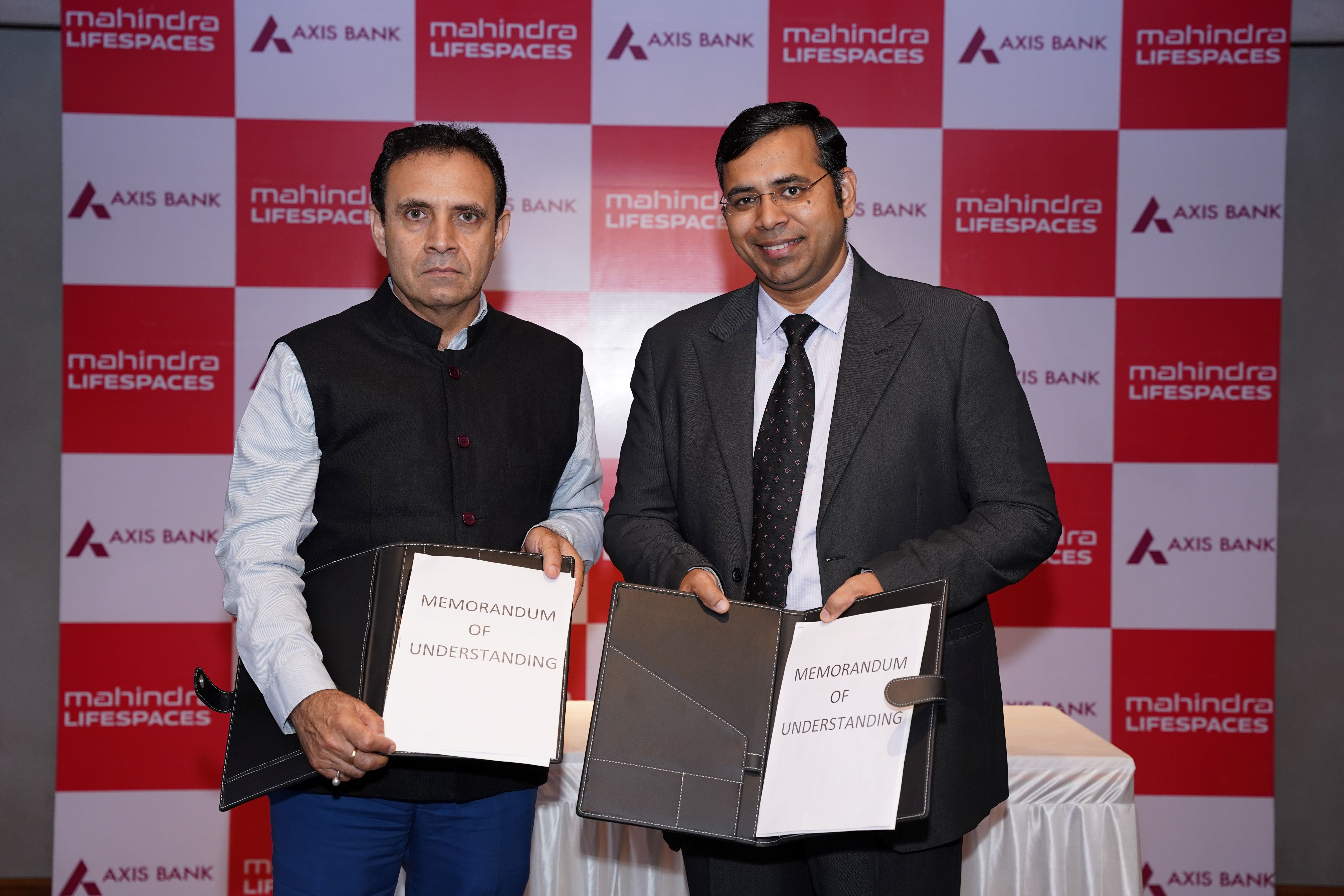 Axis Bank partners with Mahindra Lifespaces to provide Home loans for Green Homes 