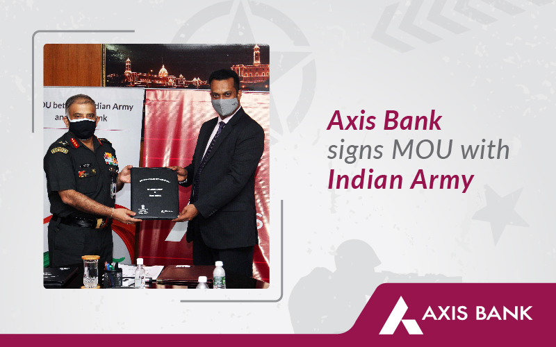 Axis Bank signs MOU with Indian Army