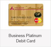 Verified By Visa Business Platinum Debit Card Axis Bank Debit Cards That Can Be Registered To Verified By Visa Mastercard Securecode